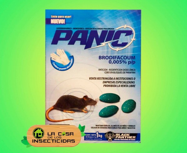 Panic Rodenticida para control profesional de roedores 1 KG