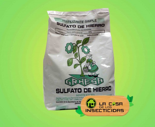 Sulfato de Hierro x 1 kg